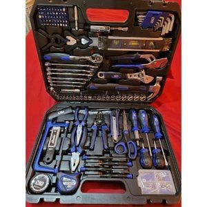 259-Piece Tool Set, General Home/Auto Repair Tool Kit with Tool Box